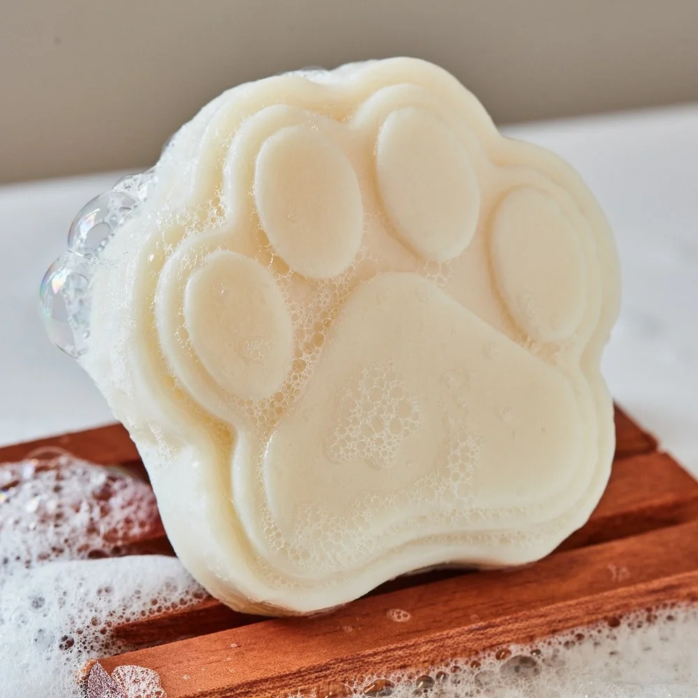 Set of 3 Vegan Handmade Pet Shampoo Paws